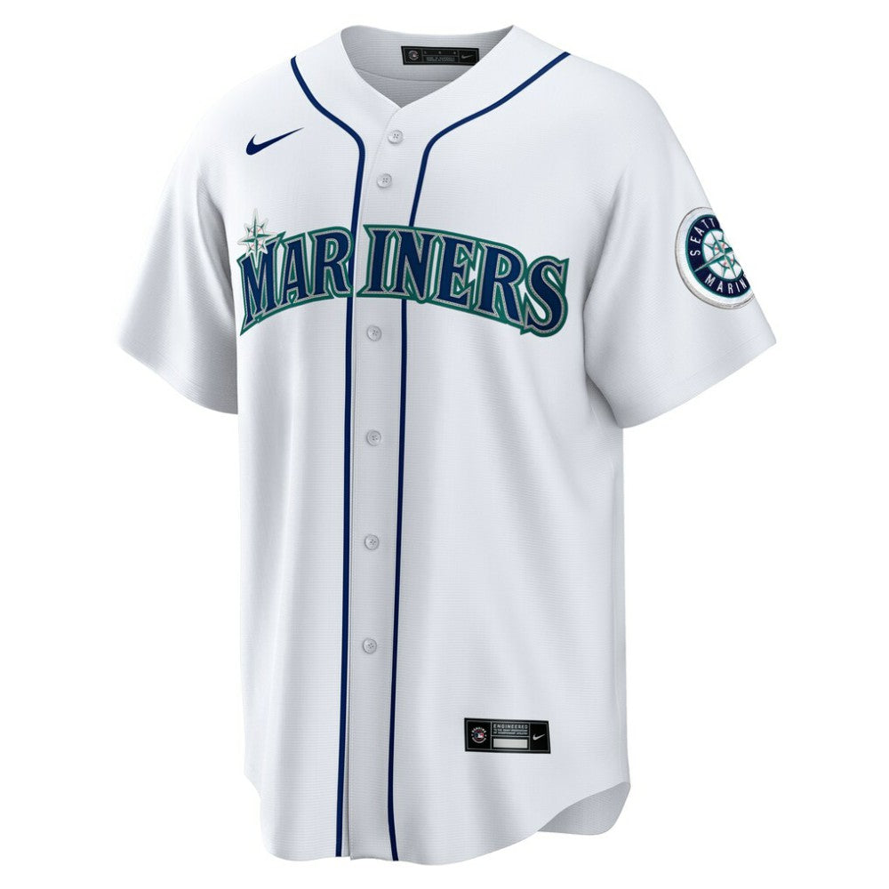 Julio Rodríguez Seattle Mariners Nike Home Replica Jersey - White - Nike Discount