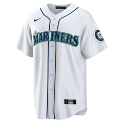 Julio Rodríguez Seattle Mariners Nike Home Replica Jersey - White - Nike Discount
