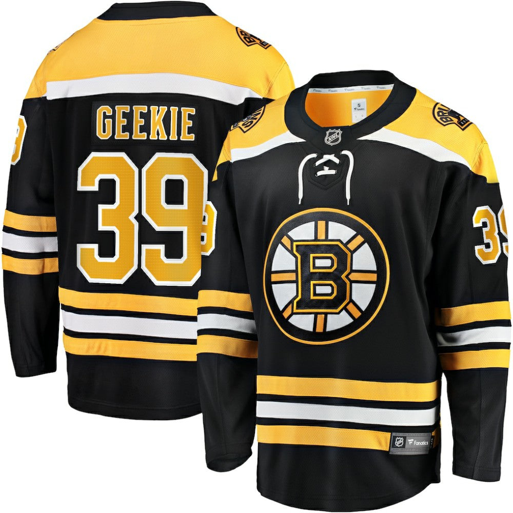 Morgan Geekie Boston Bruins Fanatics Home Breakaway Jersey - Black - NHL 200723224
