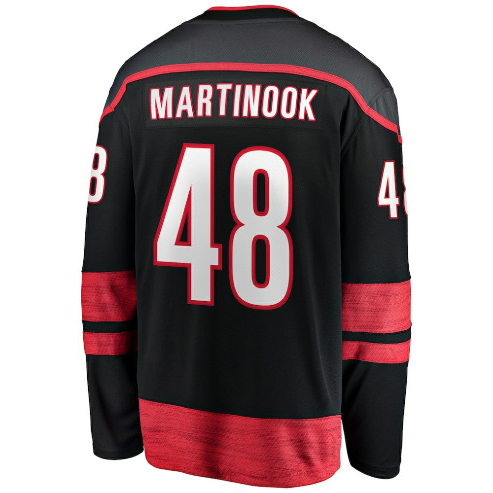 Jordan Martinook Carolina Hurricanes Fanatics Home Breakaway Jersey - Black - NHL 200723241