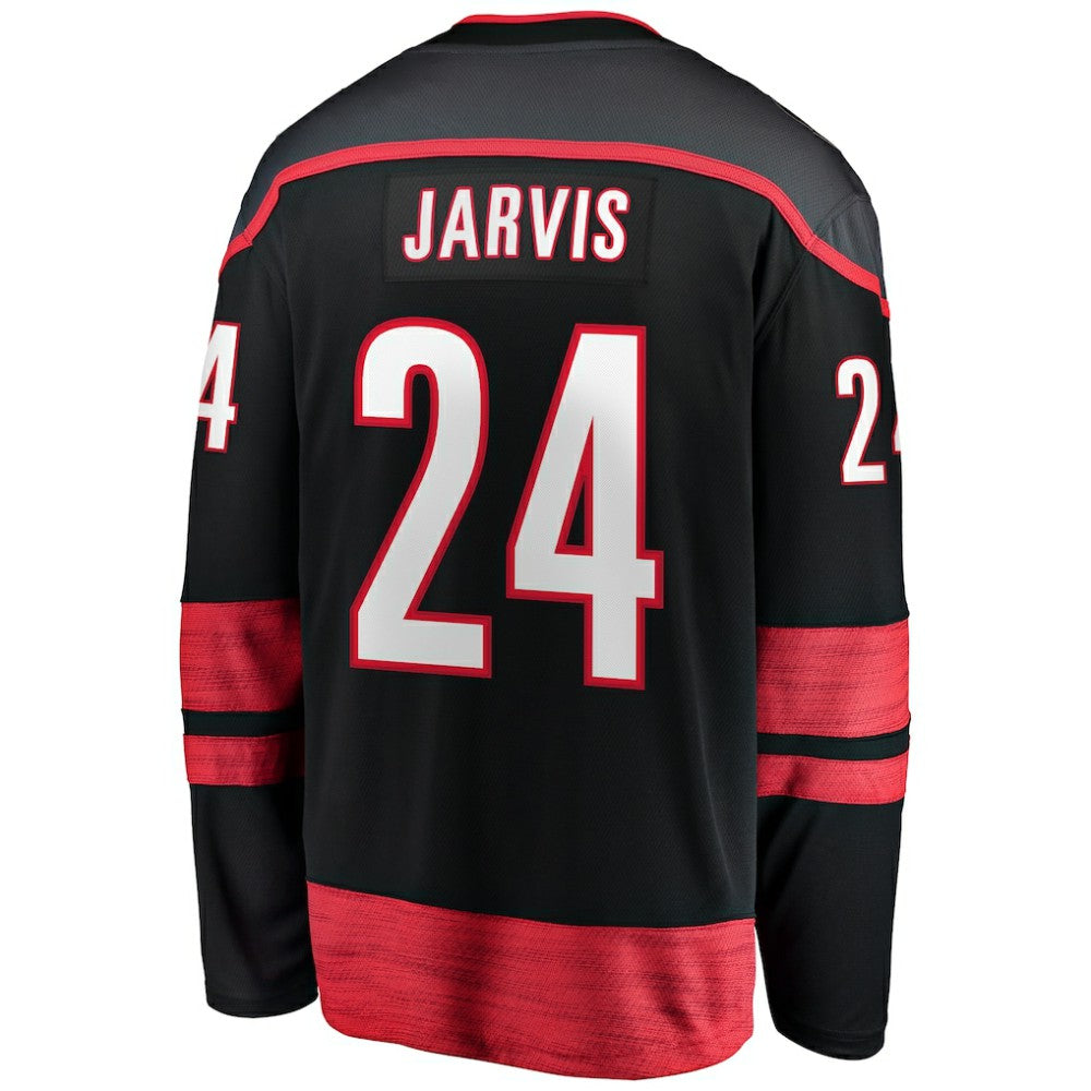 Seth Jarvis Carolina Hurricanes Fanatics Home Breakaway Jersey - Black - NHL 200723247