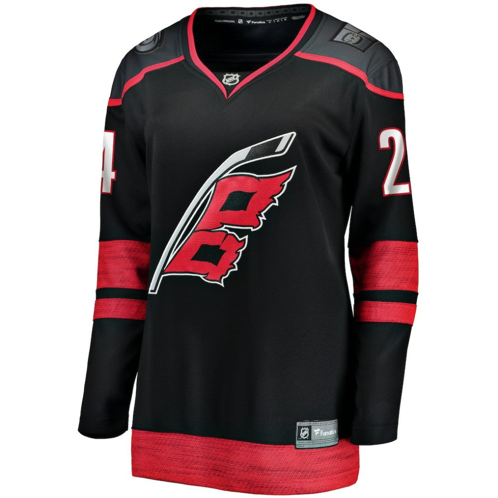 Seth Jarvis Carolina Hurricanes Fanatics Women's Home Breakaway Player Jersey - Black - NHL 200723248