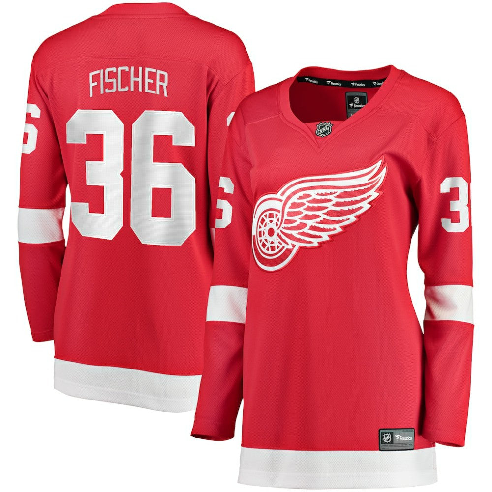 Christian Fischer Detroit Red Wings Fanatics Women's Home Breakaway Player Jersey - Red - NHL 200723263