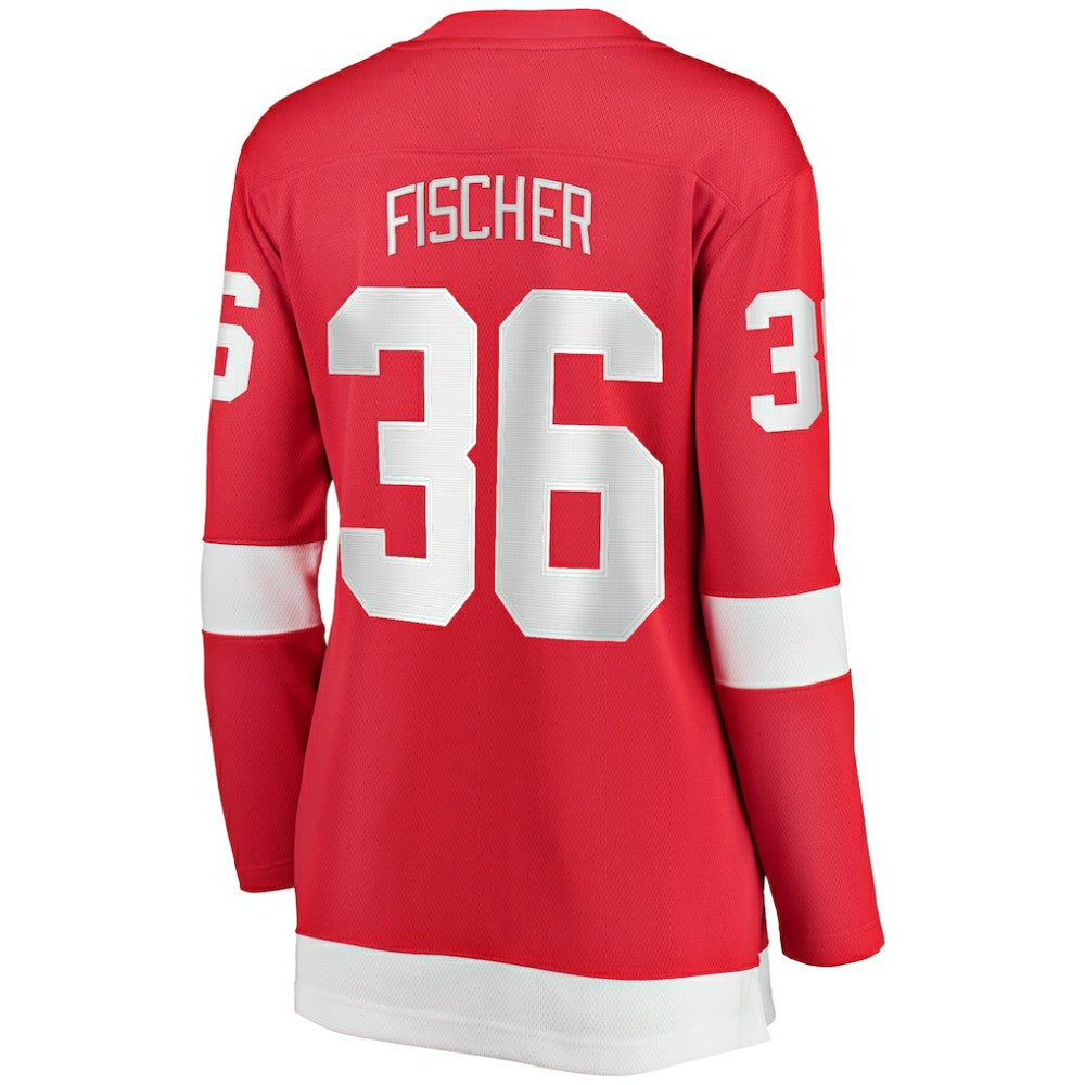 Christian Fischer Detroit Red Wings Fanatics Women's Home Breakaway Player Jersey - Red - NHL 200723263