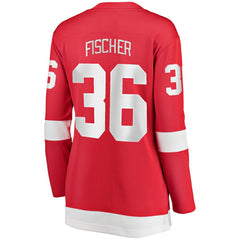 Christian Fischer Detroit Red Wings Fanatics Women's Home Breakaway Player Jersey - Red - NHL 200723263