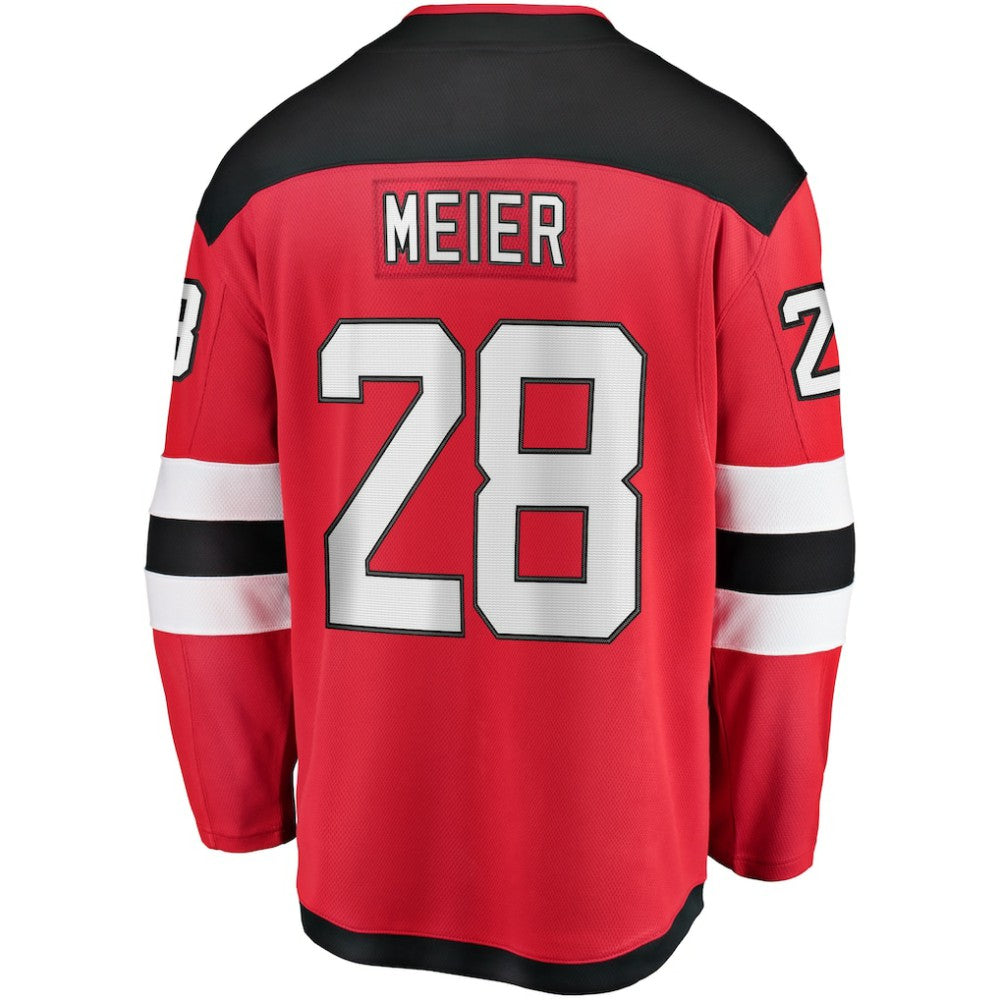 Timo Meier New Jersey Devils Fanatics Home Breakaway Jersey - Red - NHL 200723282