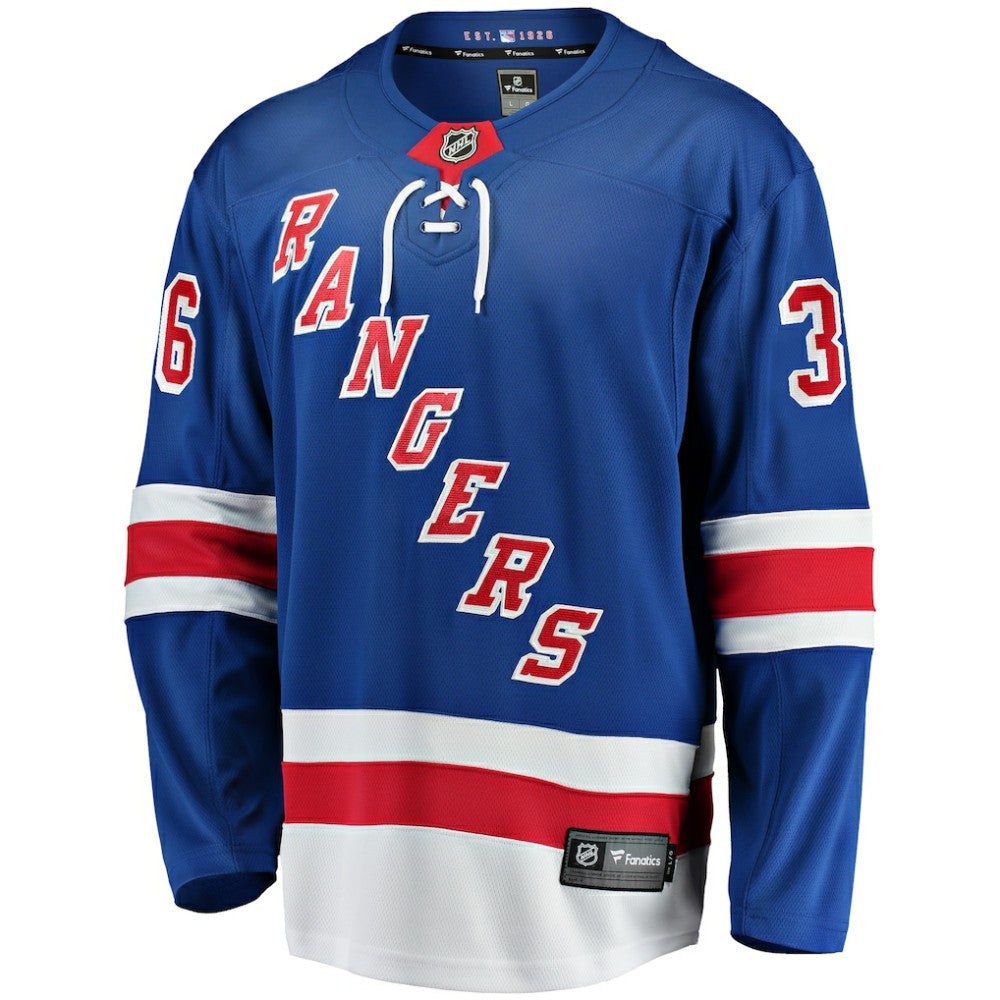 Anton Blidh New York Rangers Fanatics Home Breakaway Jersey - Blue - NHL 200723300
