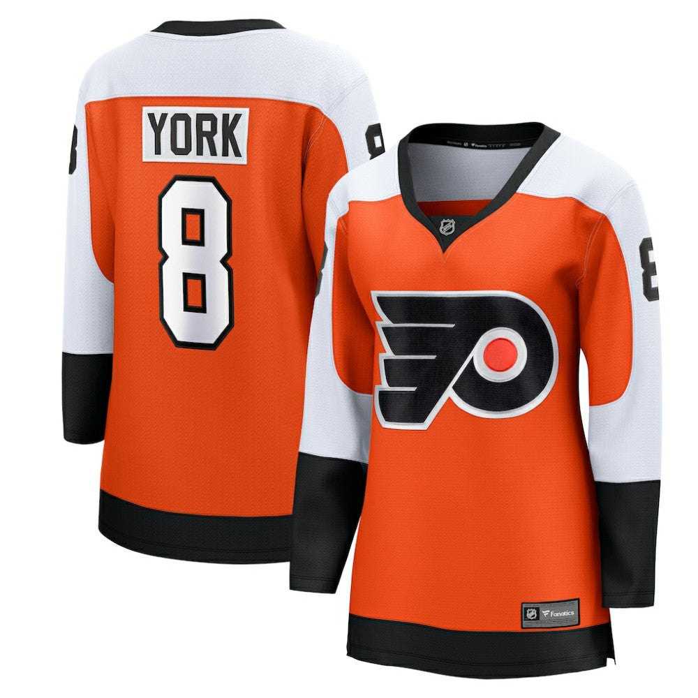 Cam York Philadelphia Flyers Fanatics Women's Home Breakaway Player Jersey - Orange - NHL 200723331