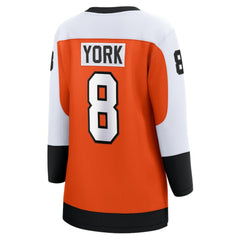 Cam York Philadelphia Flyers Fanatics Women's Home Breakaway Player Jersey - Orange - NHL 200723331