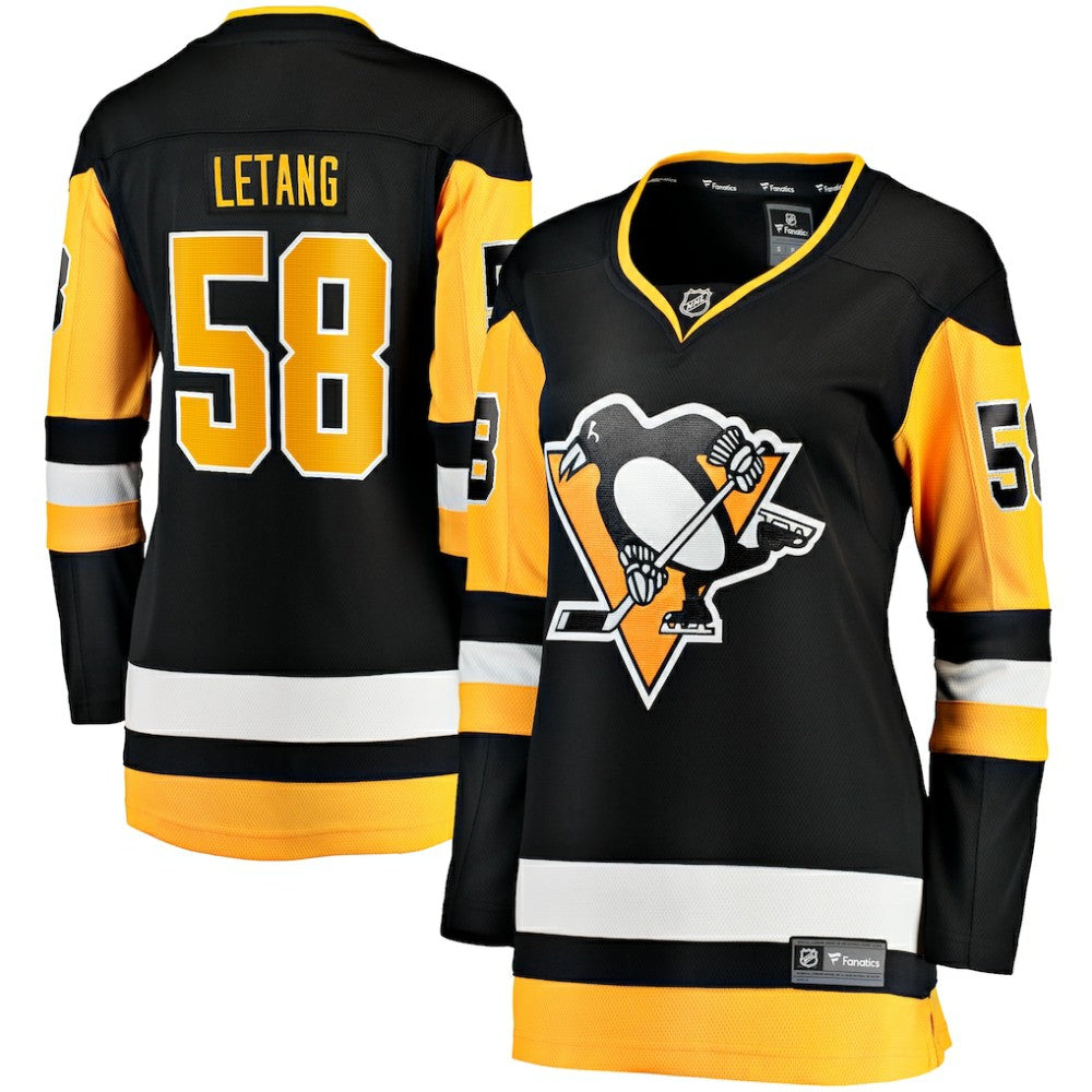 Kris Letang Pittsburgh Penguins Fanatics Women's Home Breakaway Player Jersey - Black - NHL 200723336