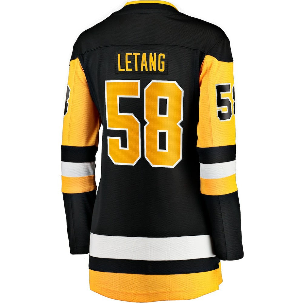 Kris Letang Pittsburgh Penguins Fanatics Women's Home Breakaway Player Jersey - Black - NHL 200723336