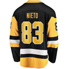 Matt Nieto Pittsburgh Penguins Fanatics Home Breakaway Jersey - Black - NHL 200723343