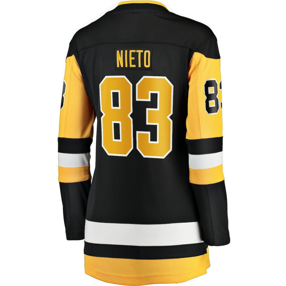 Matt Nieto Pittsburgh Penguins Fanatics Women's Home Breakaway Player Jersey - Black - NHL 200723344