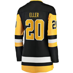 Lars Eller Pittsburgh Penguins Fanatics Women's Home Breakaway Player Jersey - Black - NHL 200723346