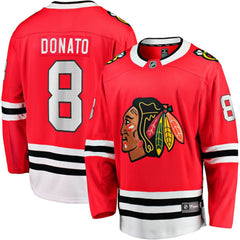 Ryan Donato Chicago Blackhawks Fanatics Home Breakaway Jersey - Red - NHL 200723412