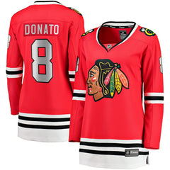 Ryan Donato Chicago Blackhawks Fanatics Women's Home Breakaway Player Jersey - Red - NHL 200723413