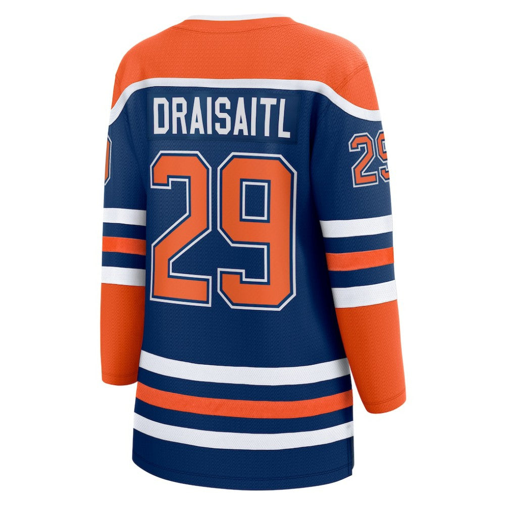 Leon Draisaitl Edmonton Oilers Fanatics Women's Home Breakaway Player Jersey - Royal - NHL 200723449