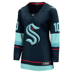 Matty Beniers Seattle Kraken Fanatics Women's Home Breakaway Player Jersey - Deep Sea Blue - NHL 200723497