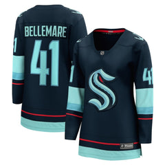 Pierre-Edouard Bellemare Seattle Kraken Fanatics Women's Home Breakaway Player Jersey - Deep Sea Blue - NHL 200723499