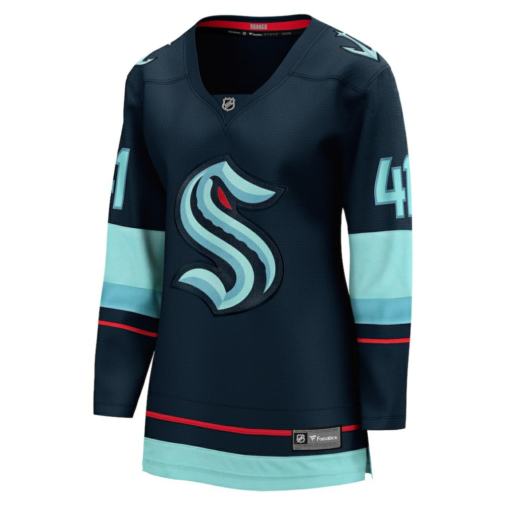 Pierre-Edouard Bellemare Seattle Kraken Fanatics Women's Home Breakaway Player Jersey - Deep Sea Blue - NHL 200723499