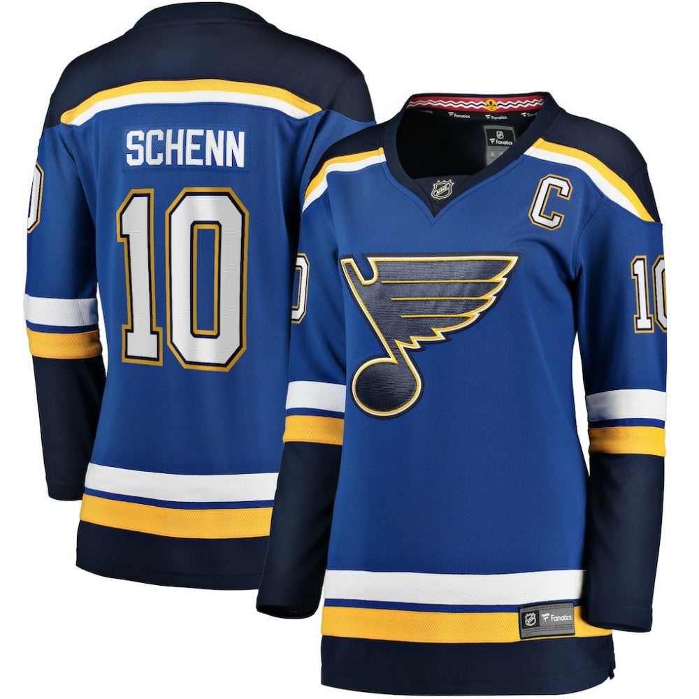 Brayden Schenn St. Louis Blues Fanatics Women's Home Breakaway Player Jersey - Blue - NHL 200723505