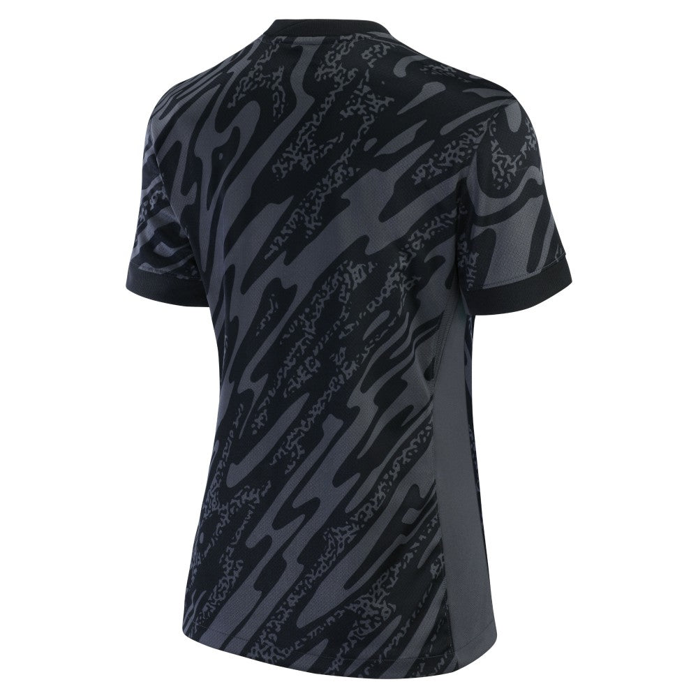 Brazil National Team Women's 2024 Goalkeeper Replica Stadium Jersey Anthracite - Nike