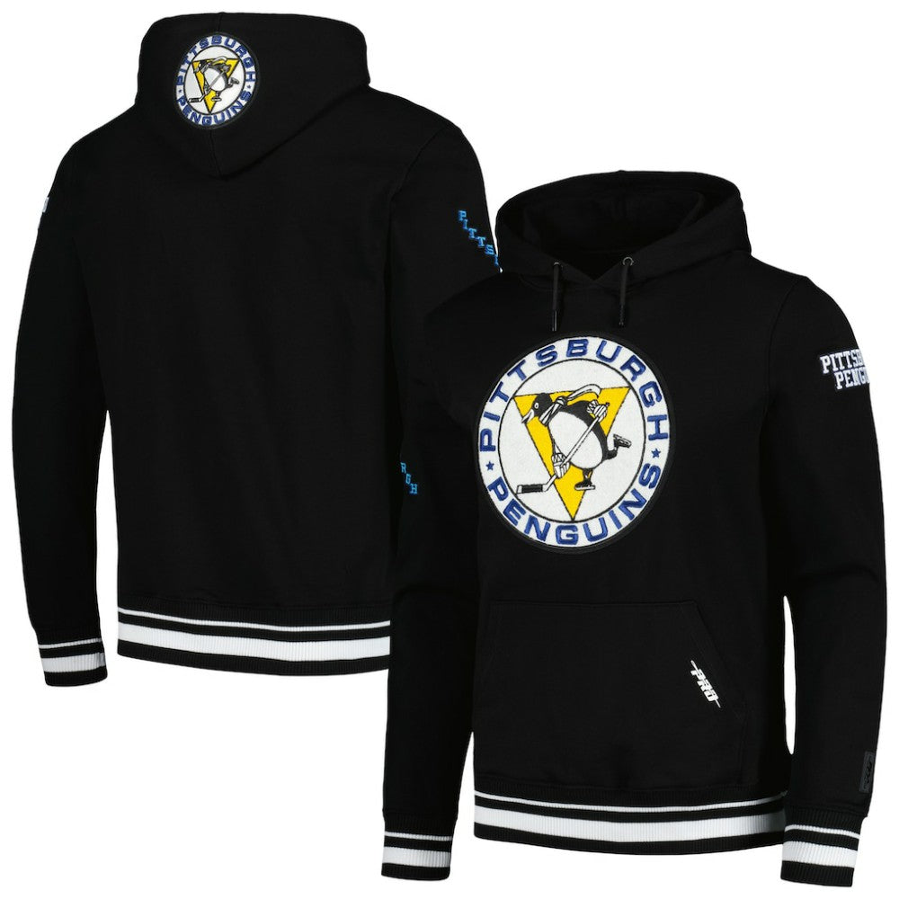 Pittsburgh Penguins Pro Standard Retro Classic Fleece Pullover Hoodie - Black - NHL 200723684