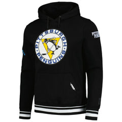 Pittsburgh Penguins Pro Standard Retro Classic Fleece Pullover Hoodie - Black - NHL 200723684