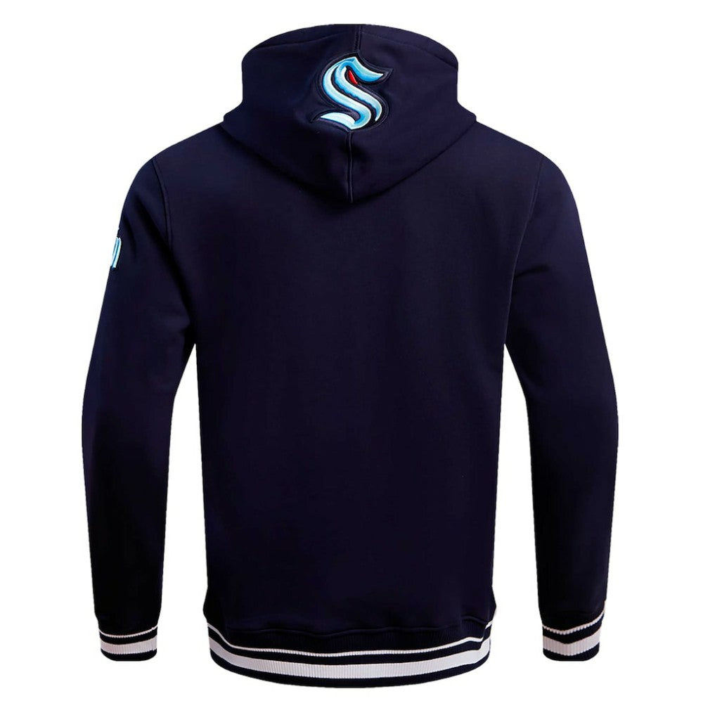 Seattle Kraken Pro Standard Retro Classic Fleece Pullover Hoodie - Deep Sea Blue - NHL 200723685