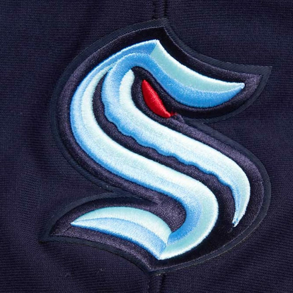 Seattle Kraken Pro Standard Retro Classic Fleece Pullover Hoodie - Deep Sea Blue - NHL 200723685