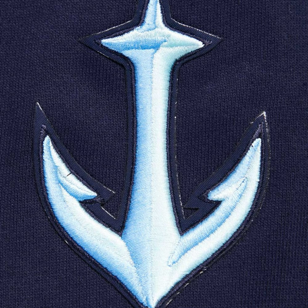 Seattle Kraken Pro Standard Retro Classic Fleece Pullover Hoodie - Deep Sea Blue - NHL 200723685
