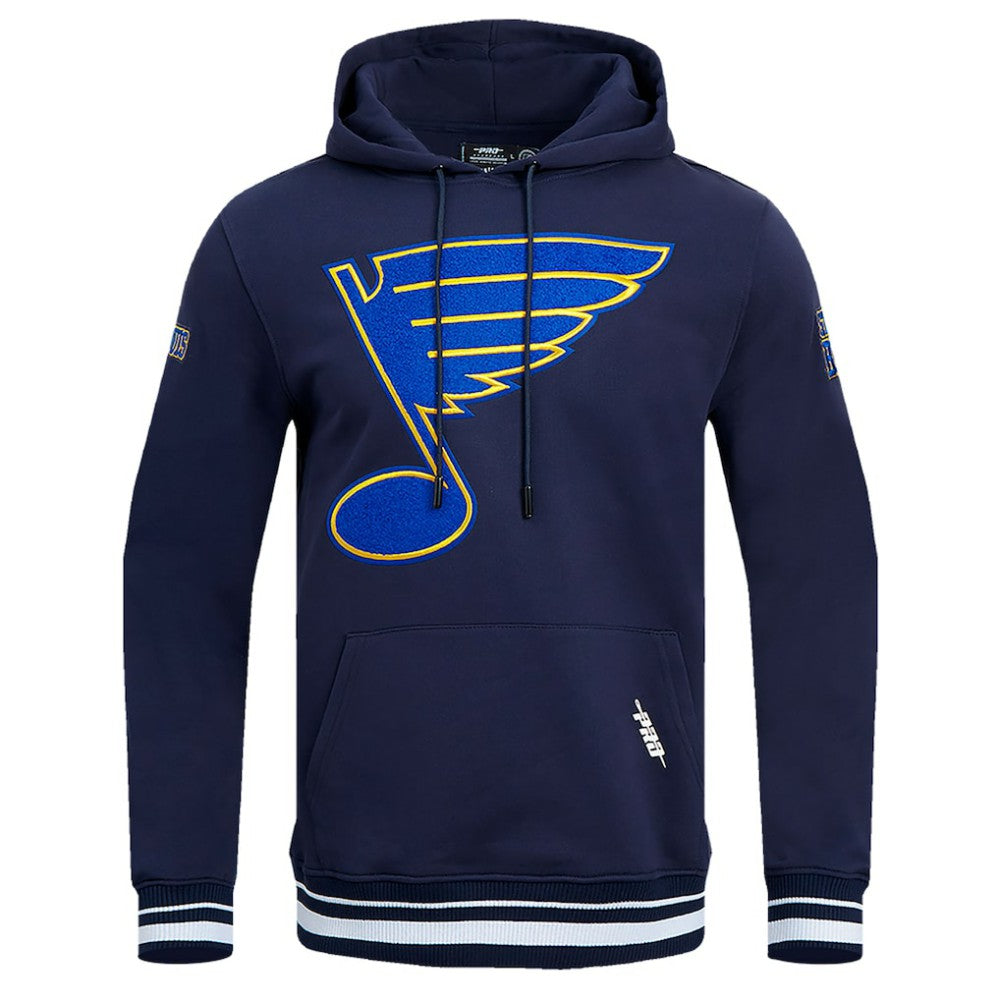 St. Louis Blues Pro Standard Retro Classic Fleece Pullover Hoodie - Navy - NHL 200723702
