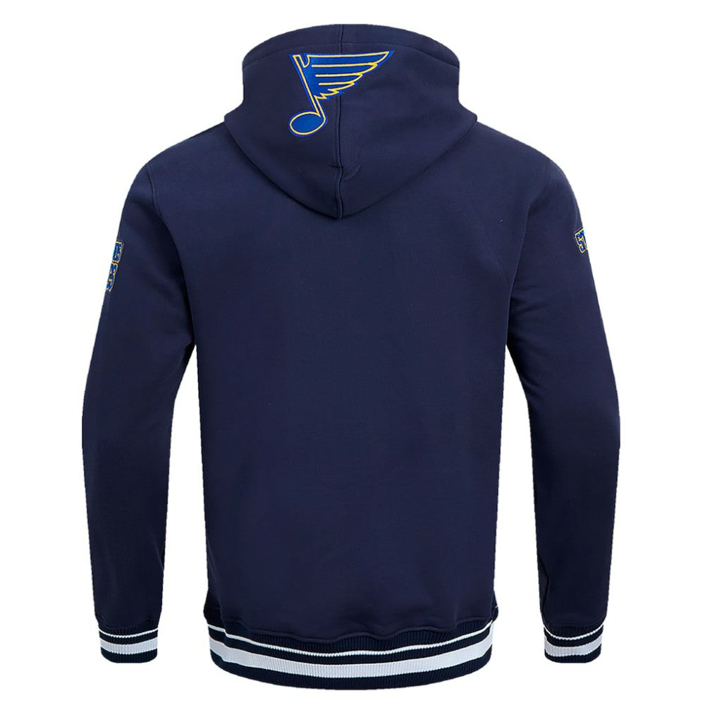 St. Louis Blues Pro Standard Retro Classic Fleece Pullover Hoodie - Navy - NHL 200723702