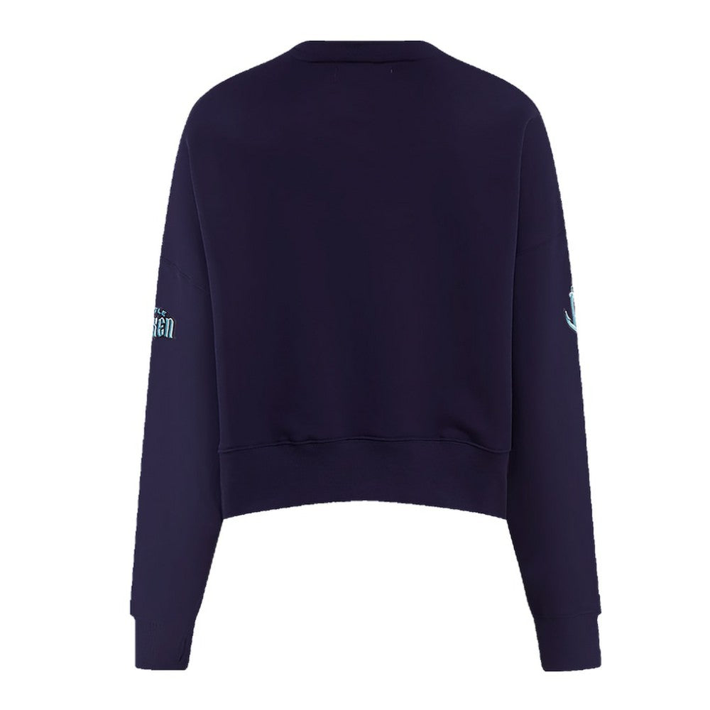 Seattle Kraken Pro Standard Women's Mascot Crewneck Pullover Sweatshirt - Deep Sea Blue - NHL 200723732