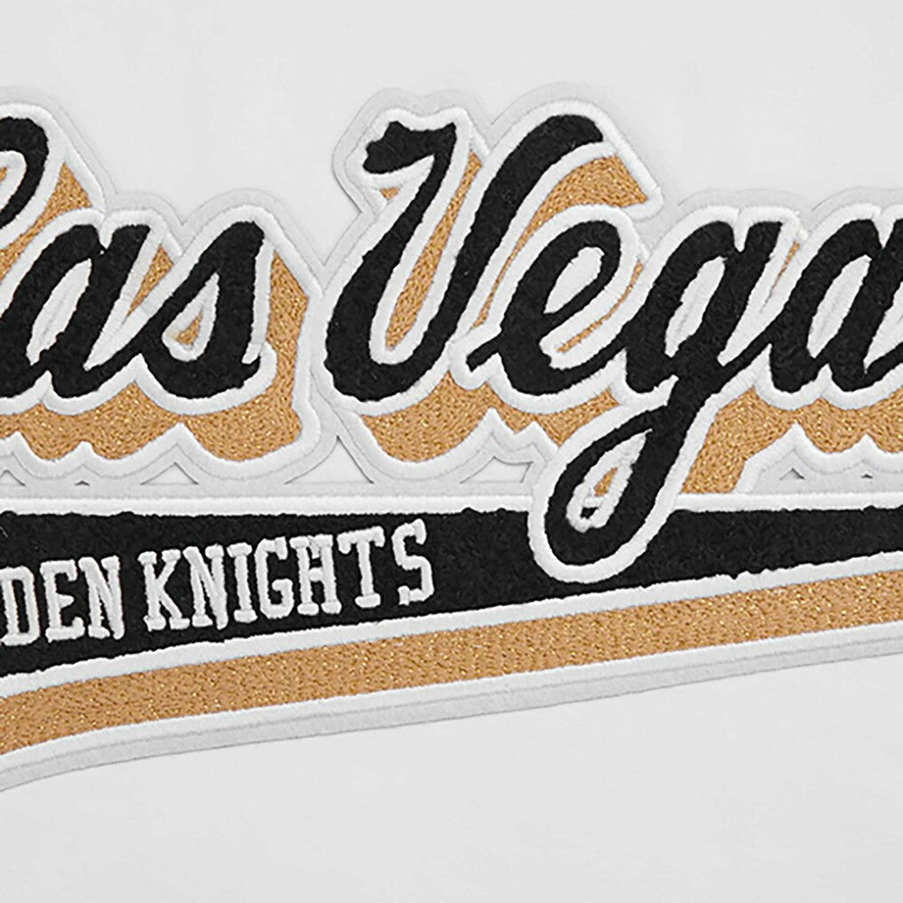 Vegas Golden Knights Pro Standard Women's Boxy Script Tail Cropped T-Shirt - White - NHL 200723734