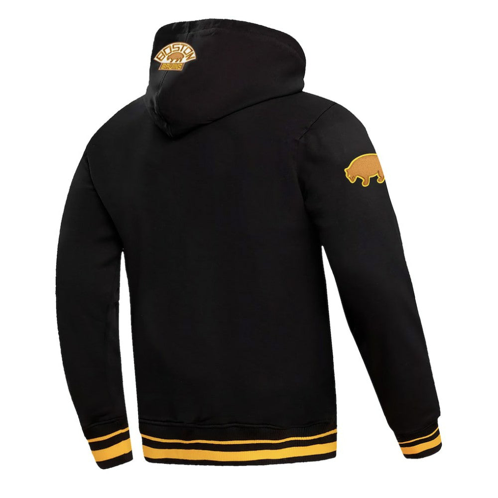 Boston Bruins Pro Standard Retro Classic Fleece Pullover Hoodie - Black - NHL 200723743