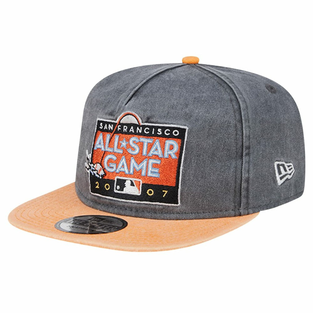 San Francisco Giants New Era 2007 MLB All-Star Game Pigment Dye Golfer  Snapback Hat - Black/Orange - New Era Lifestyle