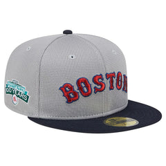 Boston Red Sox New Era Pivot Mesh 59FIFTY Fitted Hat - Gray - New Era Online