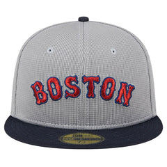 Boston Red Sox New Era Pivot Mesh 59FIFTY Fitted Hat - Gray - New Era Online