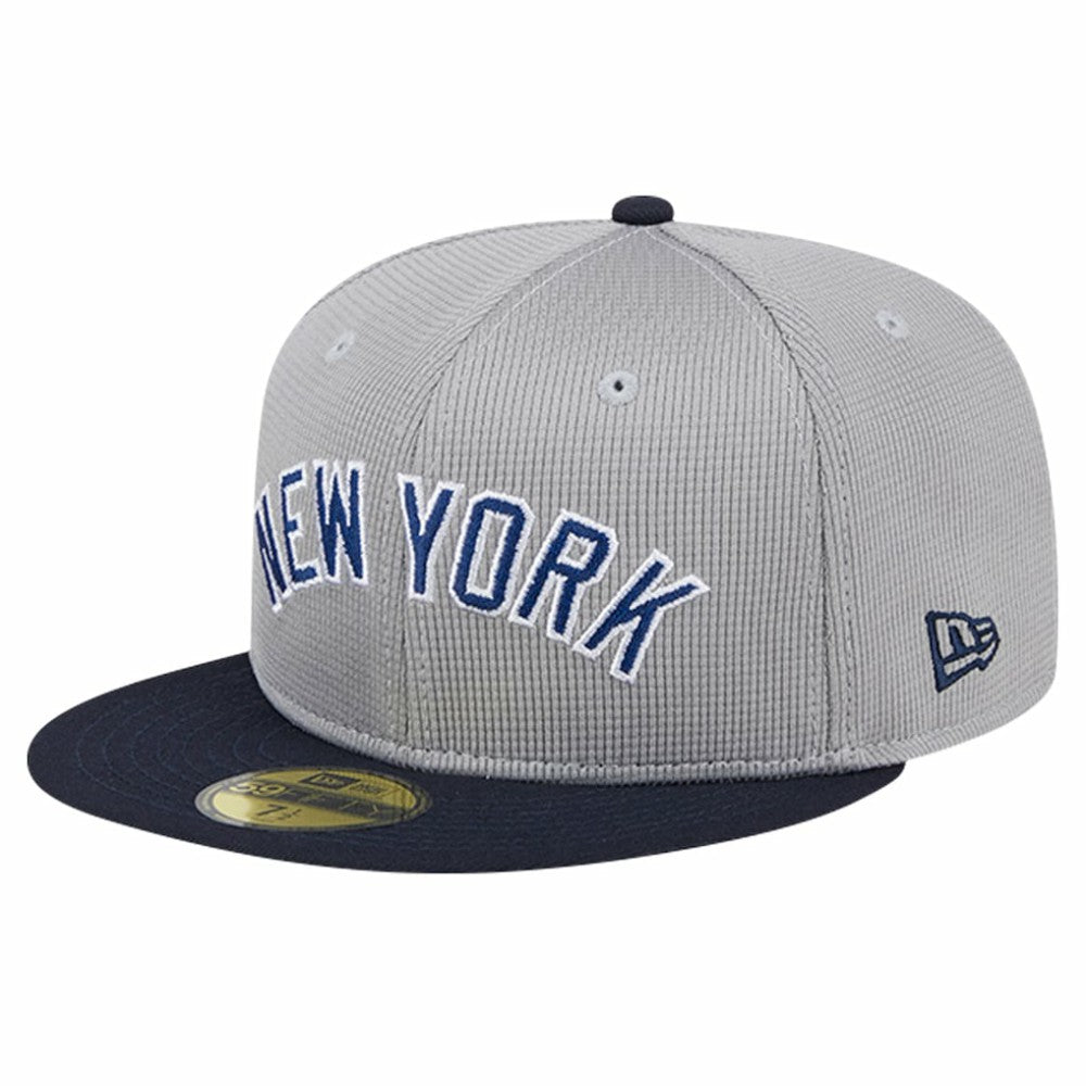 New York Yankees New Era Pivot Mesh 59FIFTY Fitted Hat - Gray - New Era Lifestyle