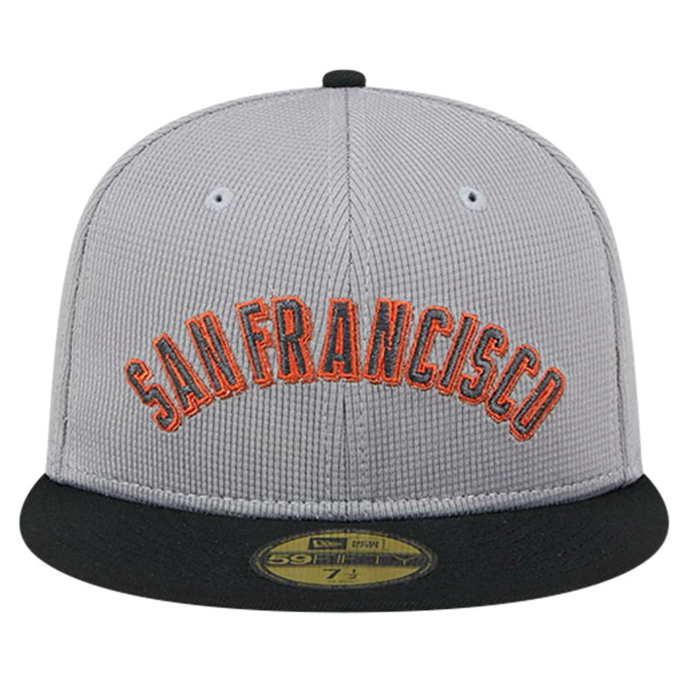 San Francisco Giants New Era Pivot Mesh 59FIFTY Fitted Hat - Gray - New Era Online