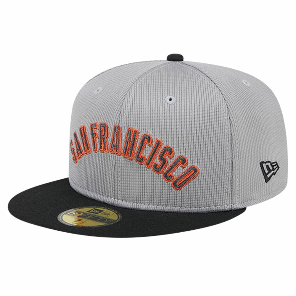 San Francisco Giants New Era Pivot Mesh 59FIFTY Fitted Hat - Gray - New Era Online