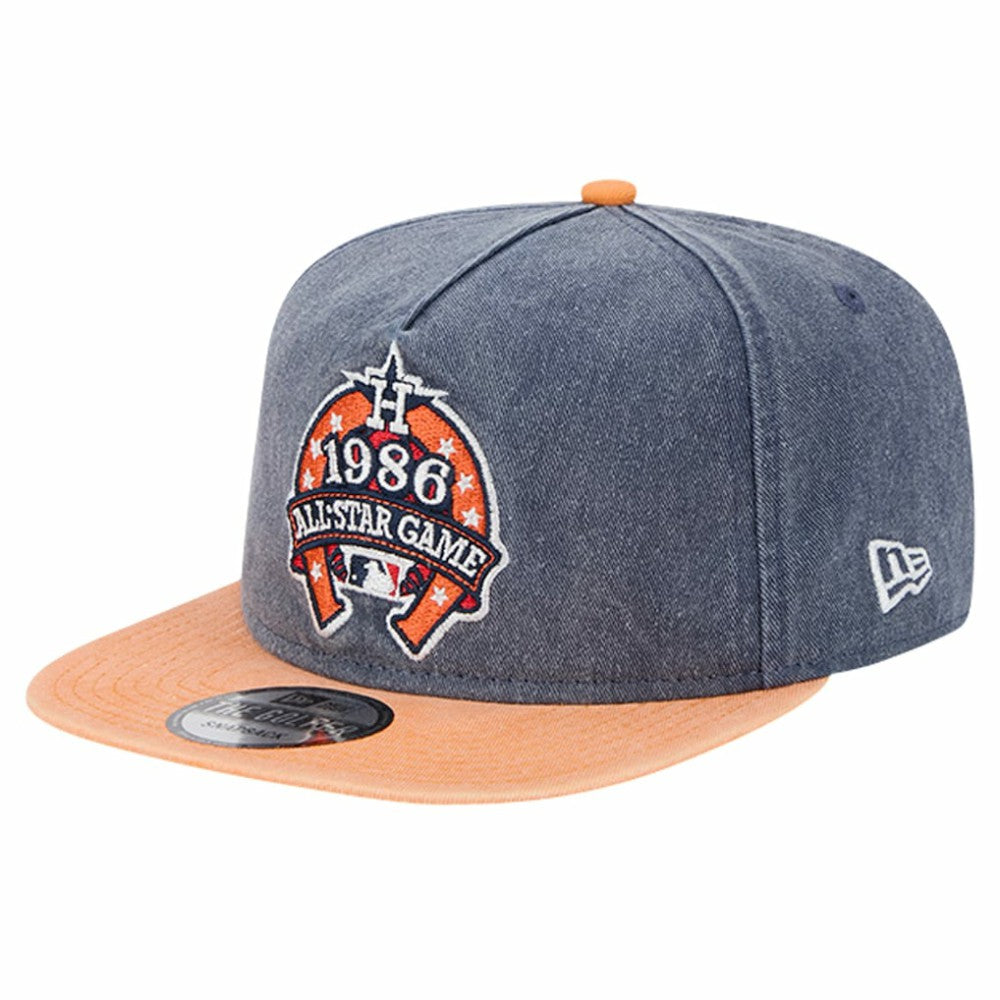 Houston Astros New Era 1986 MLB All-Star Game Pigment Dye Golfer  Snapback Hat - Navy/Orange - New Era Online