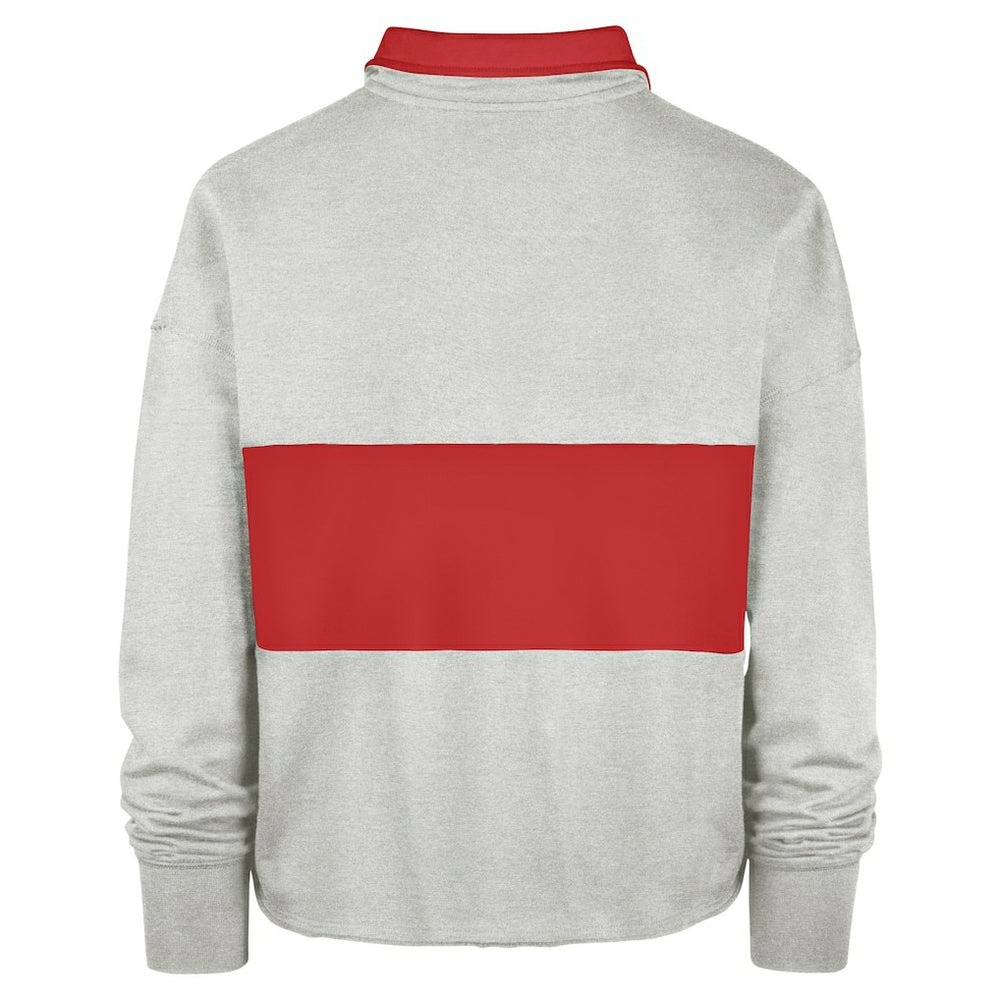 Chicago Bulls '47 Women's Breakthrough Remi Quarter-Zip Jacket for sale Heather Gray | 47 brand