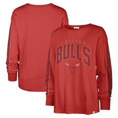 Chicago Bulls '47 Women's Tomcat Long Sleeve T-Shirt for sale Red | 47 brand US