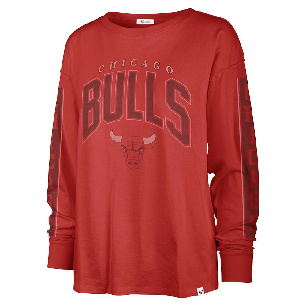 Chicago Bulls '47 Women's Tomcat Long Sleeve T-Shirt for sale Red | 47 brand US