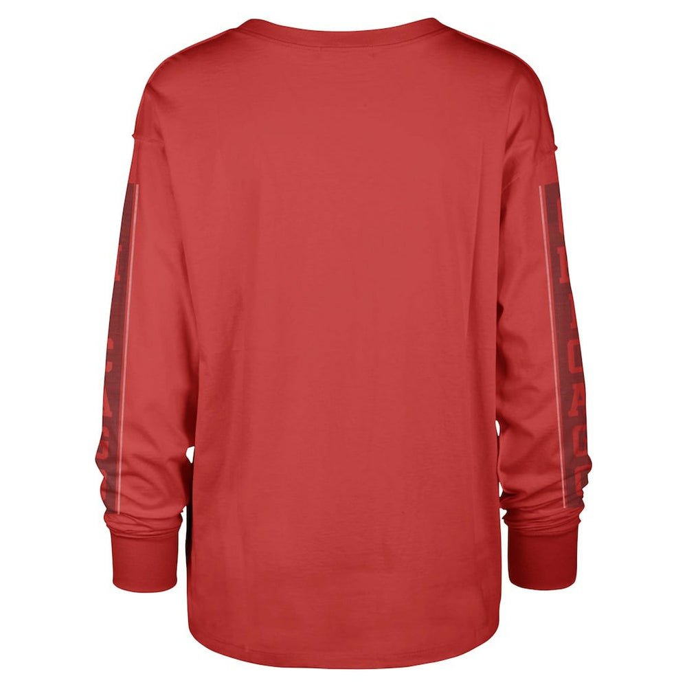 Chicago Bulls '47 Women's Tomcat Long Sleeve T-Shirt for sale Red | 47 brand US