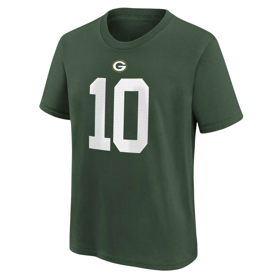 Nike Jordan Love Green Bay Packers Youth Player Name & Number T-Shirt Green