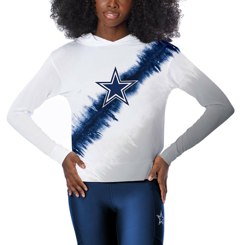 Dallas Cowboys Certo Women's Rundown Lightweight Pullover Hoodie White