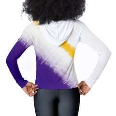 Minnesota Vikings Certo Women's Rundown Lightweight Pullover Hoodie White